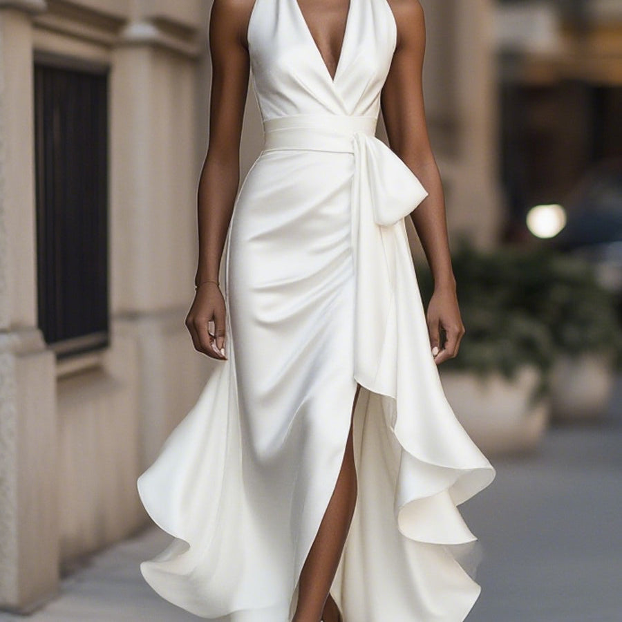 Amelya | Evening Wrap Maxi Dress