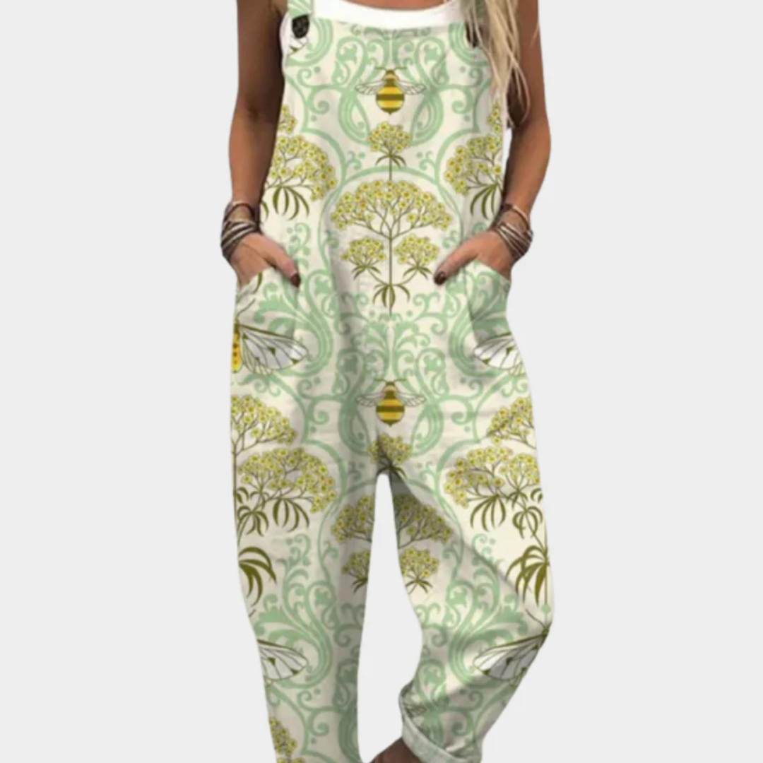 Sarah | Comfortable Printed Overall