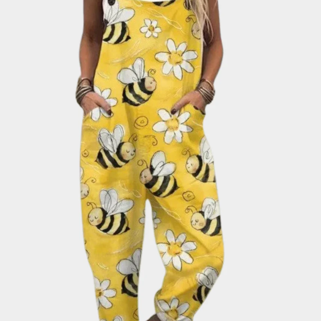 Sarah | Comfortable Printed Overall