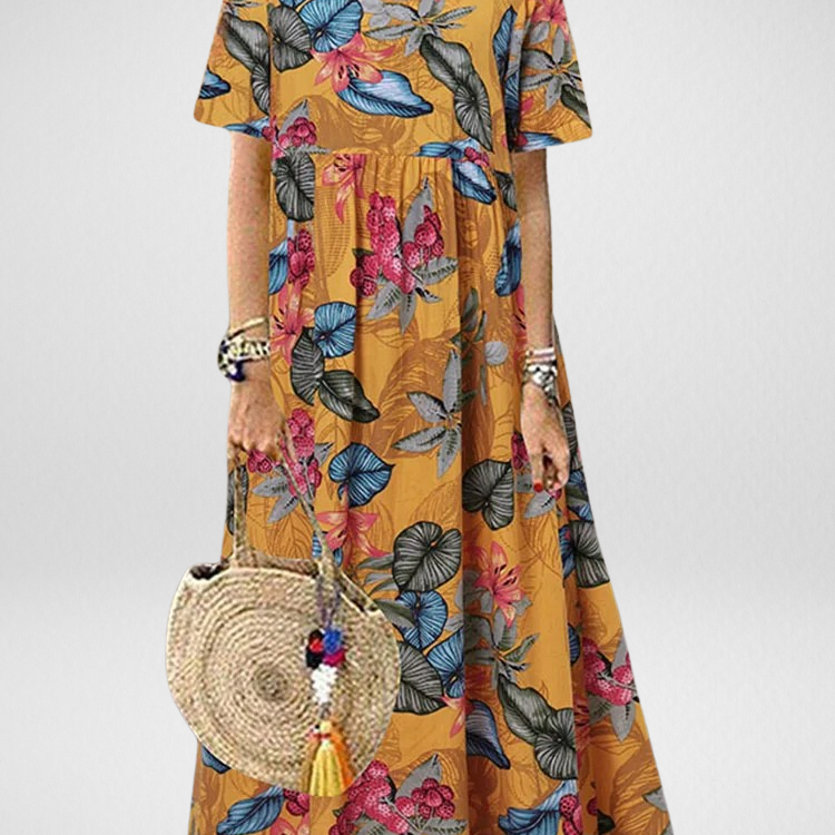 Aviva™ | Boho Floral Maxi Dress