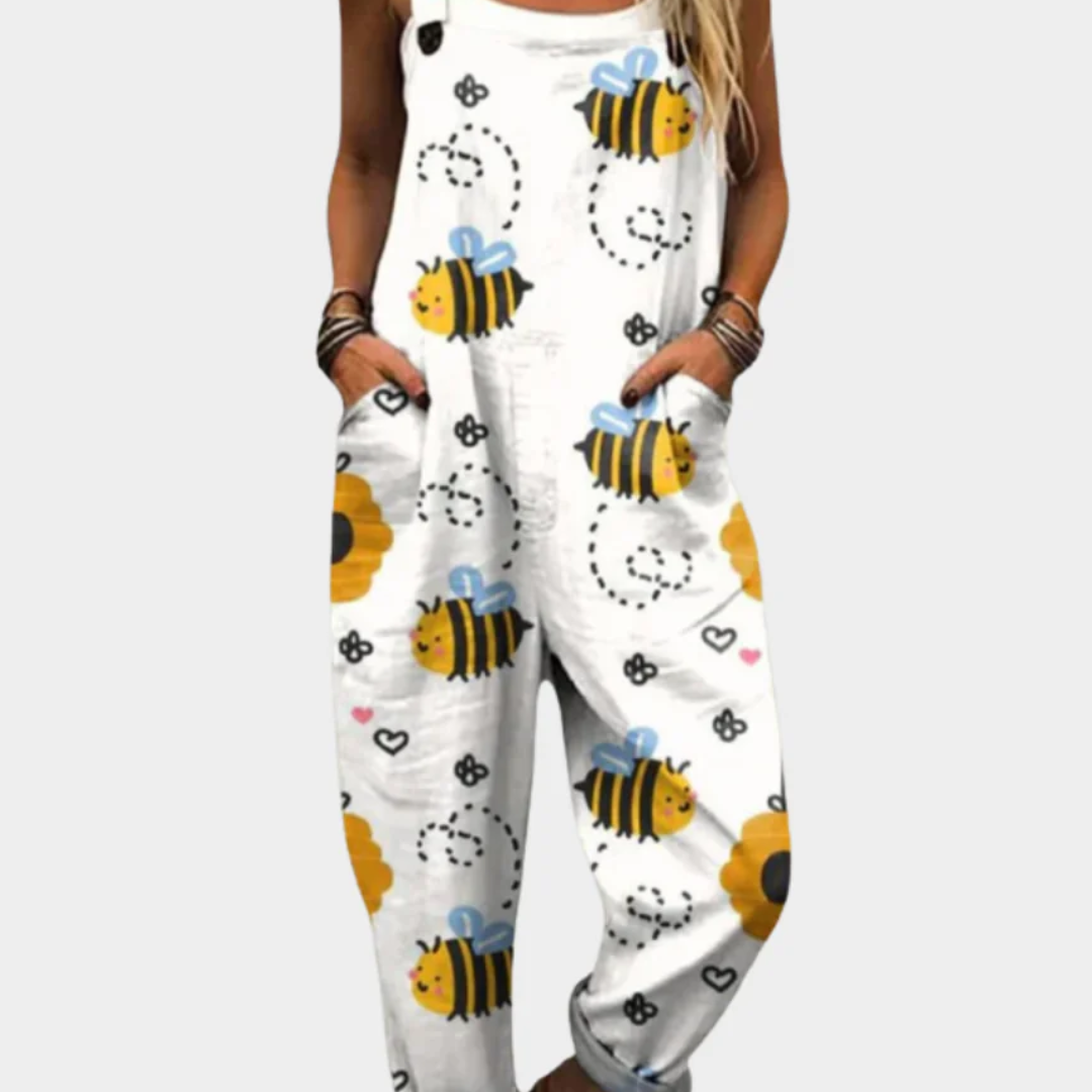 Sarah | Comfortable Printed Overall