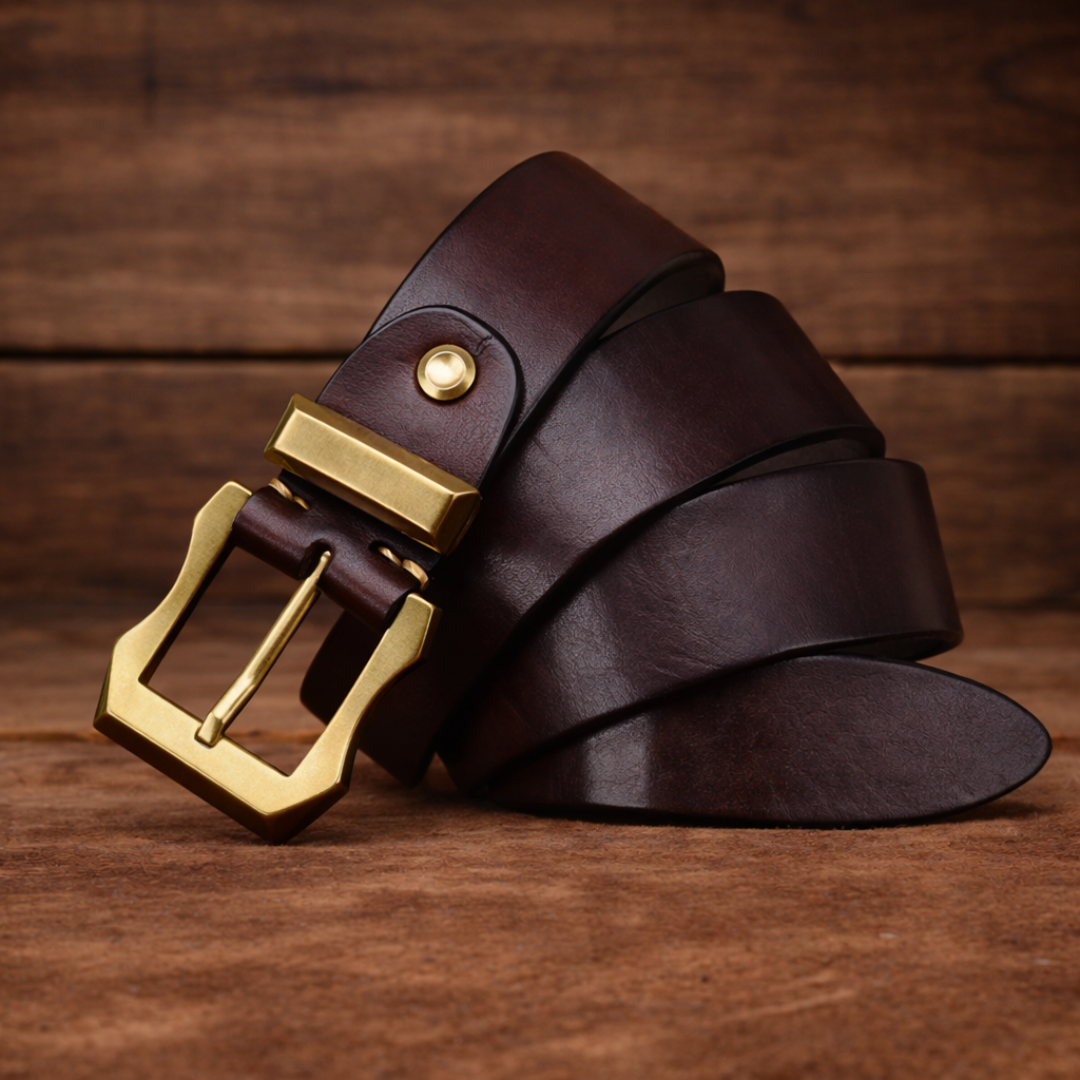 The Mayfair Premium Leather Belt