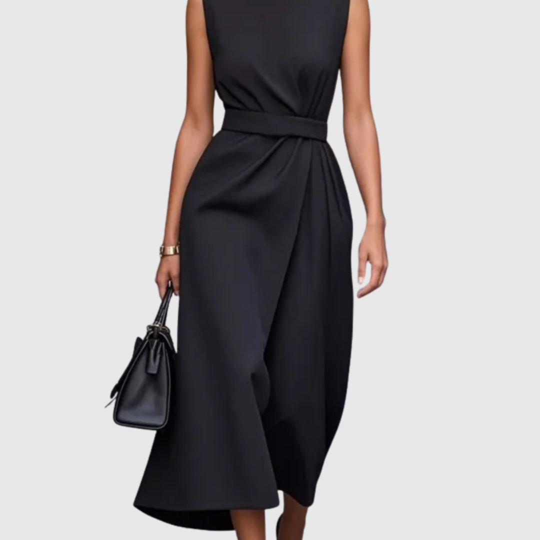 Clarimond | Elegant Round Neck Dress