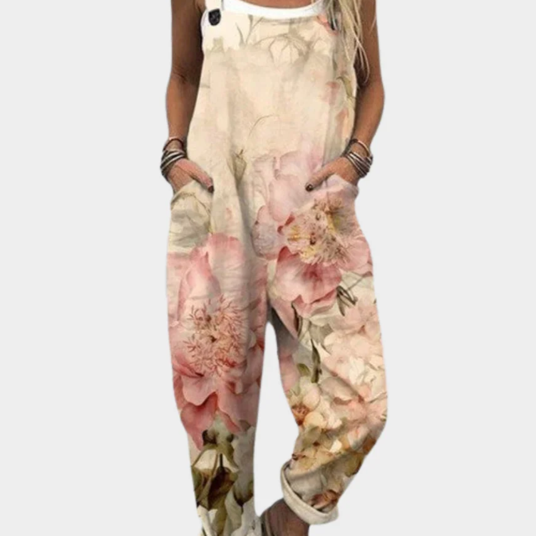Sarah | Comfortable Printed Overall