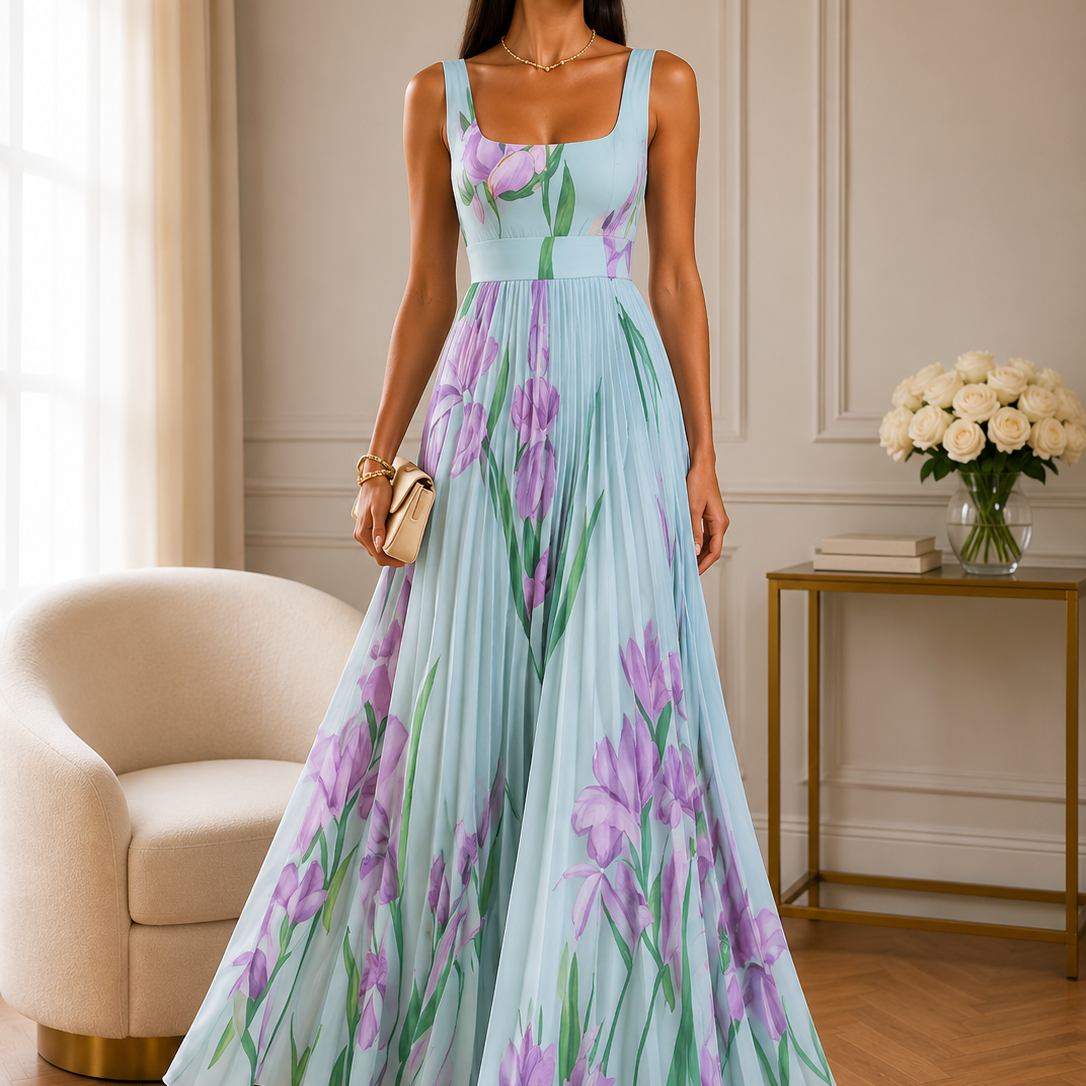 Amélie ™ | Floral A-Line Maxi Dress