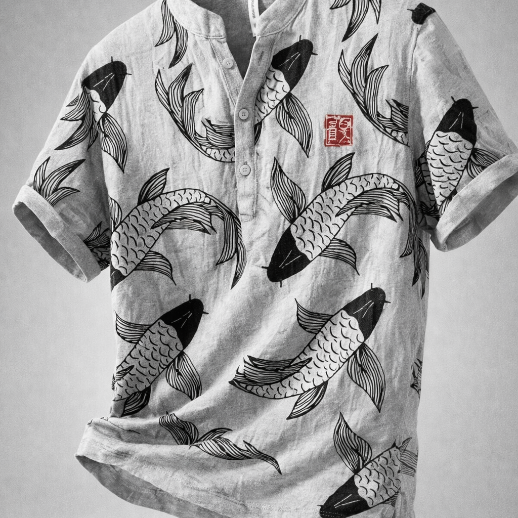 Koi Henley Shirt