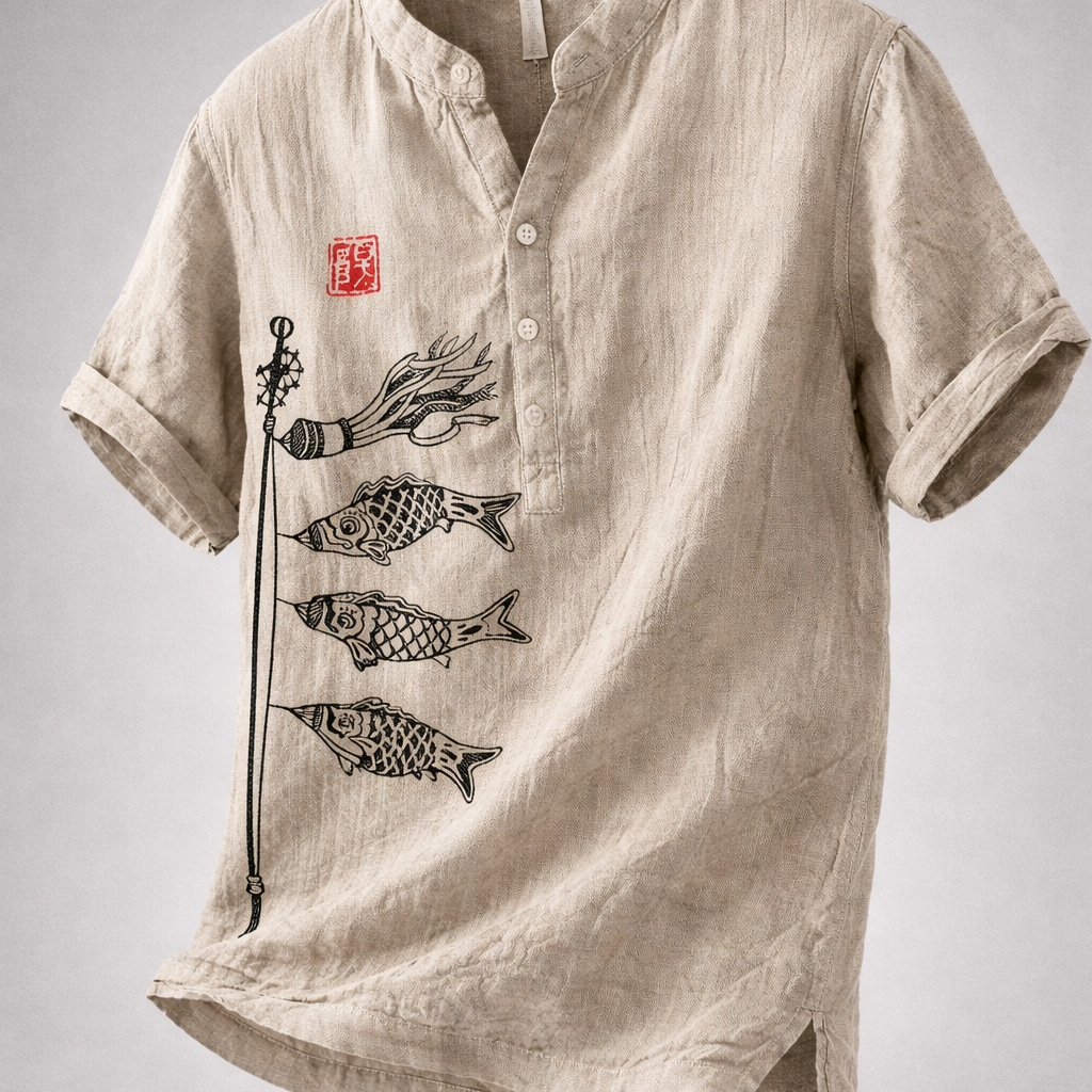 Koi Henley Shirt