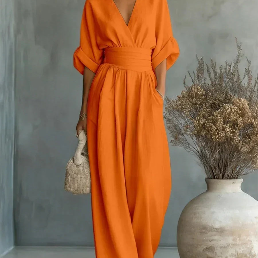 Sophia™ V-Neck Jumpsuit