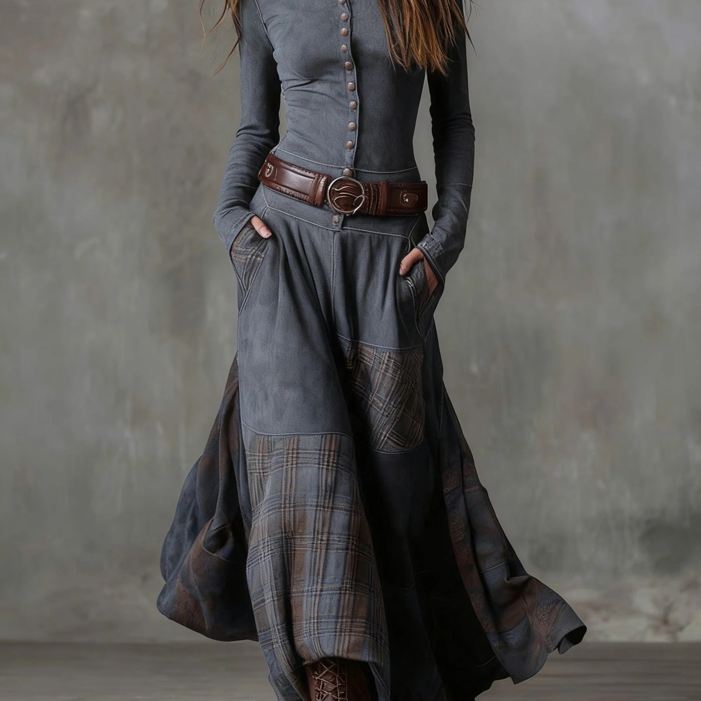 Sarah | Patchwork Dress