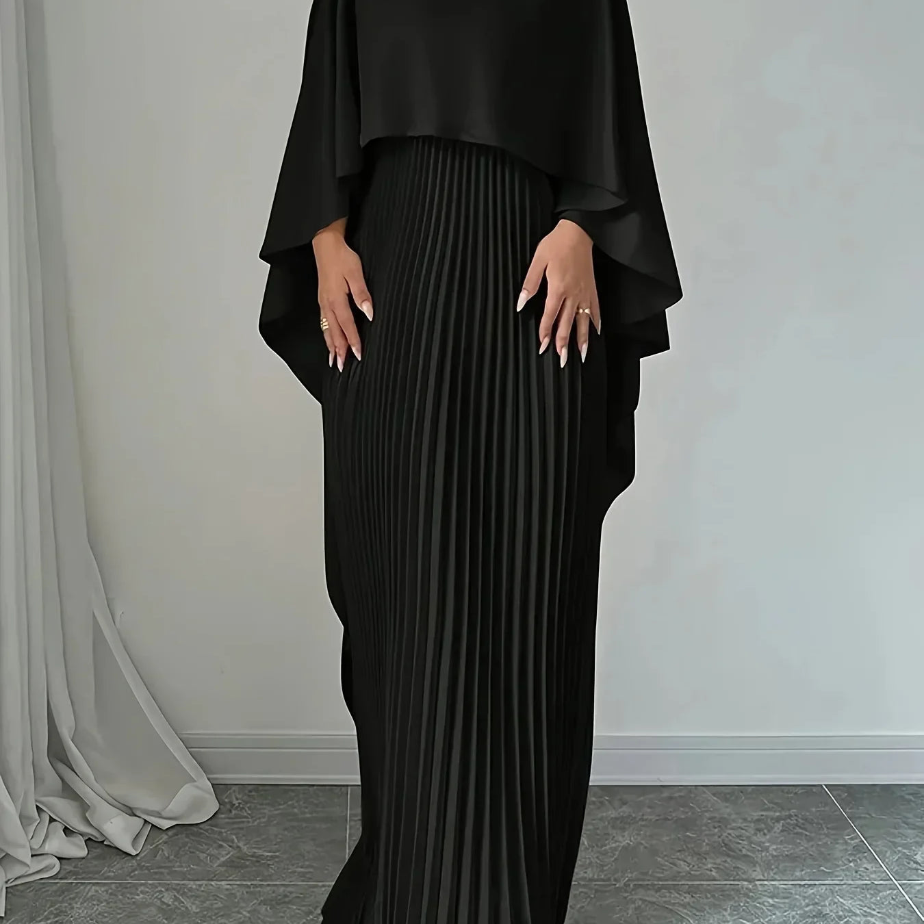 Lilach™ | Batwing Sleeve Dress