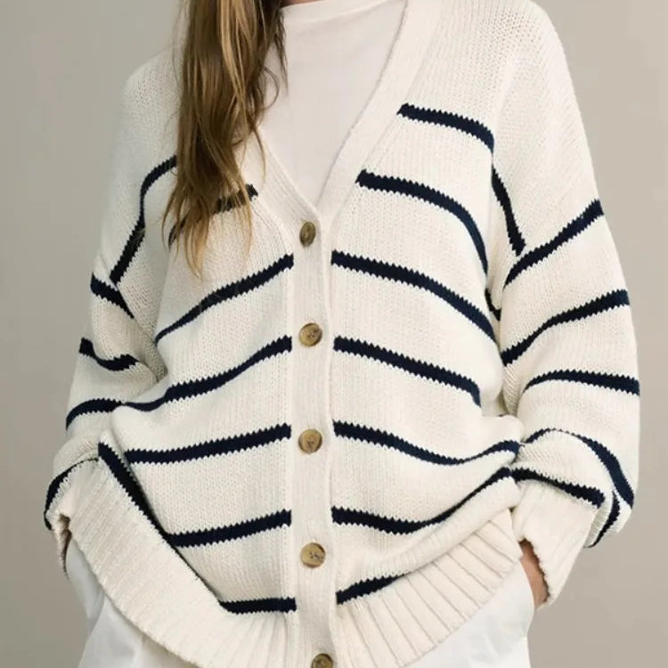 Marina Stripe Cardigan