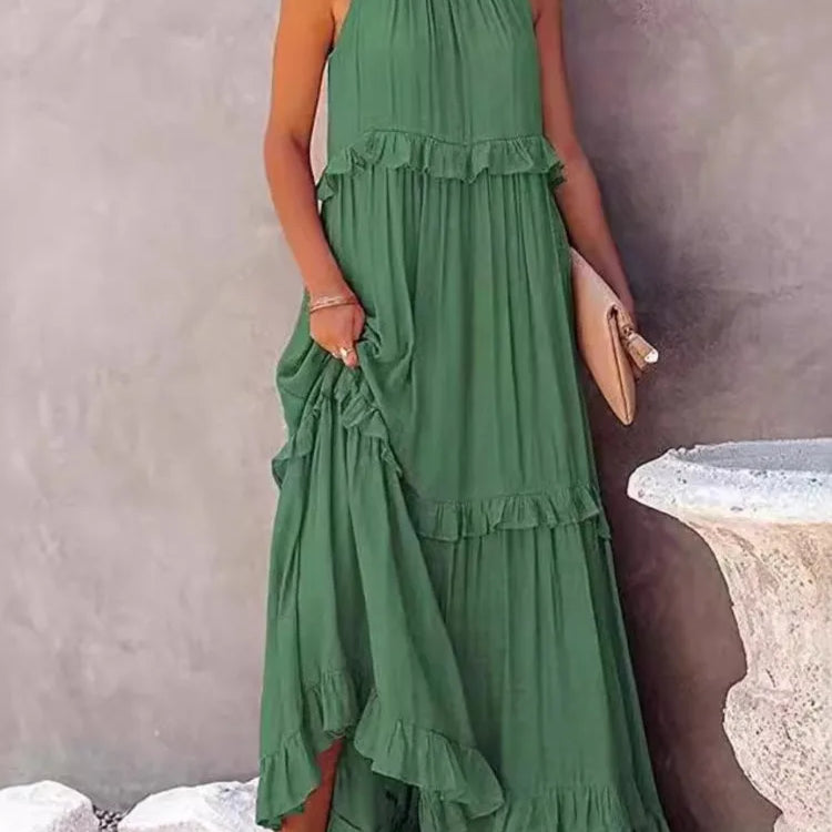 Capri Ruffle Maxi Dress