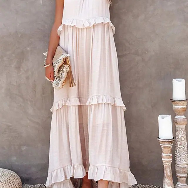 Capri Ruffle Maxi Dress
