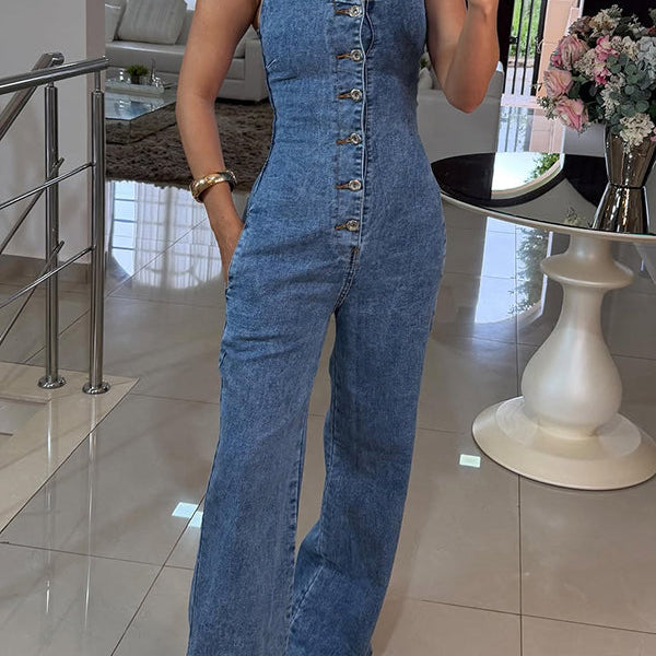 Arla - Denim Jumpsuit