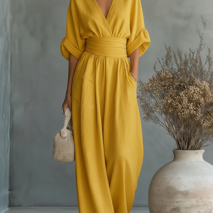 Sophia™ V-Neck Jumpsuit