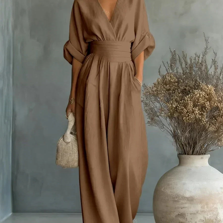 Sophia™ V-Neck Jumpsuit