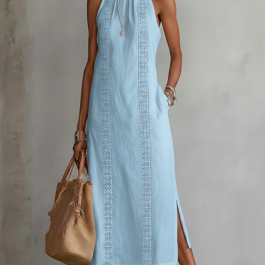 Jimena | Linen Midi Dress
