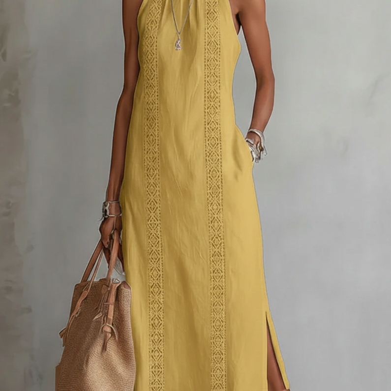 Jimena | Linen Midi Dress