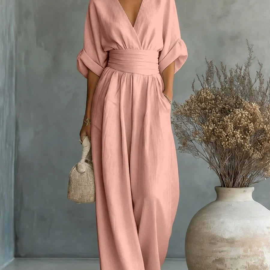 Sophia™ V-Neck Jumpsuit